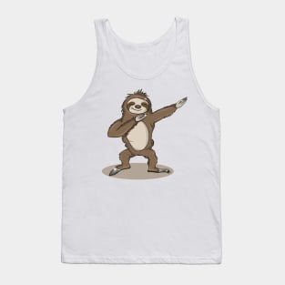 'Dabbing Dancing Sloth' Funny Dabbing Animal Gift Tank Top